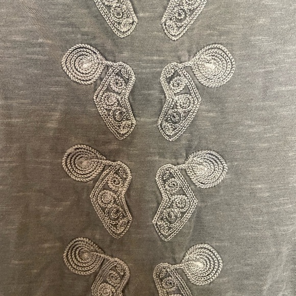 Lucky Brand Embroidered Acid Wash Tank Top - Picture 5 of 6